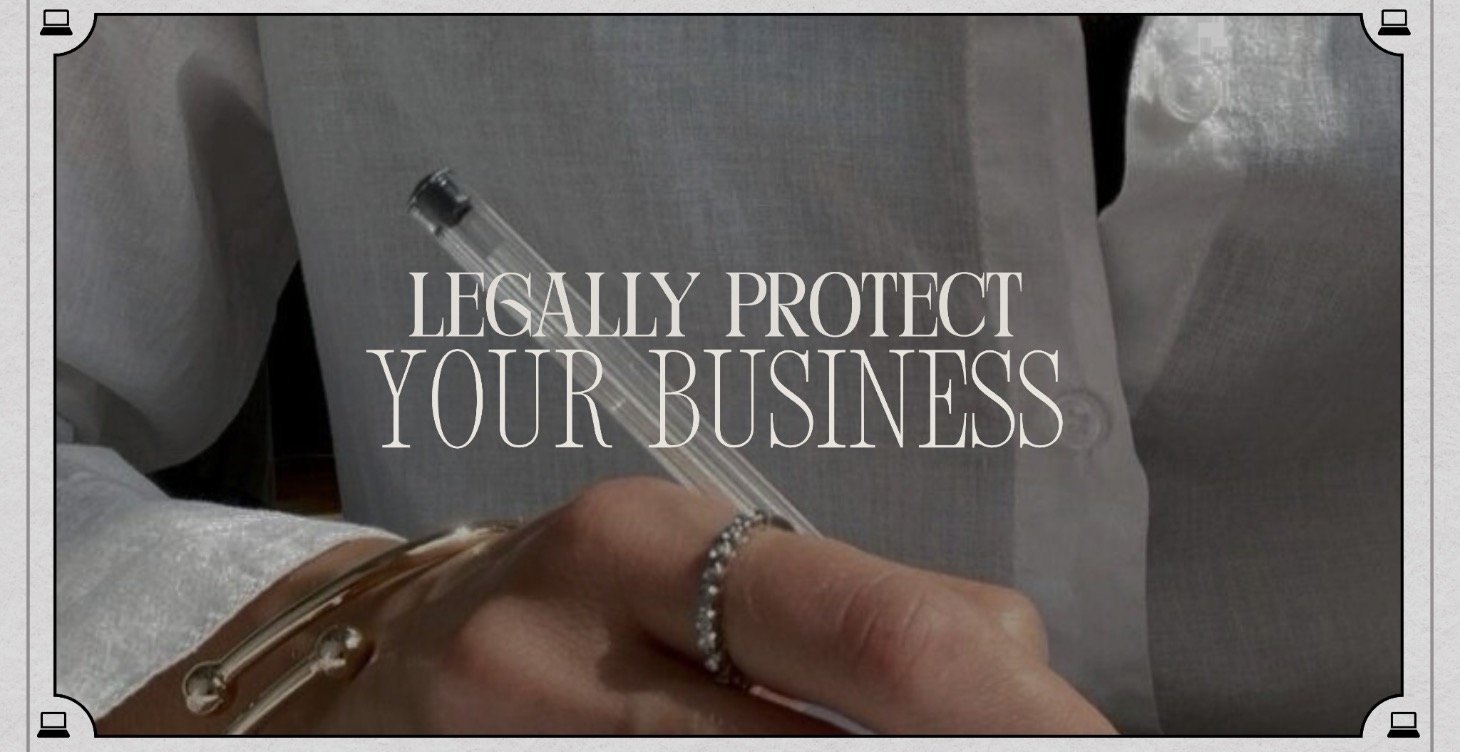 Legally protect your business