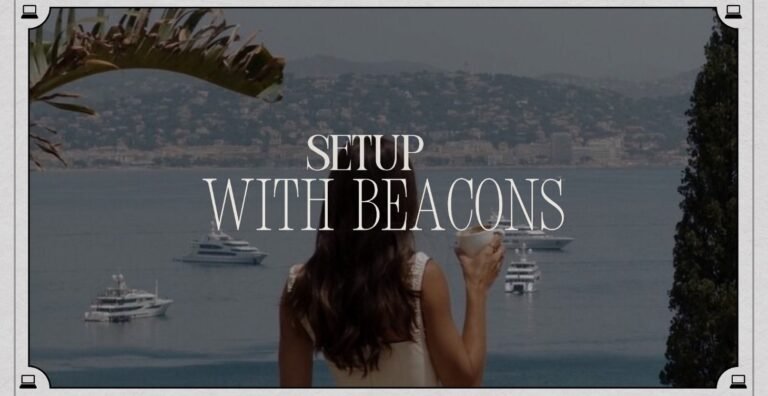 Set up with Beacons