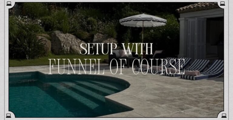Setup with Funnels of Course