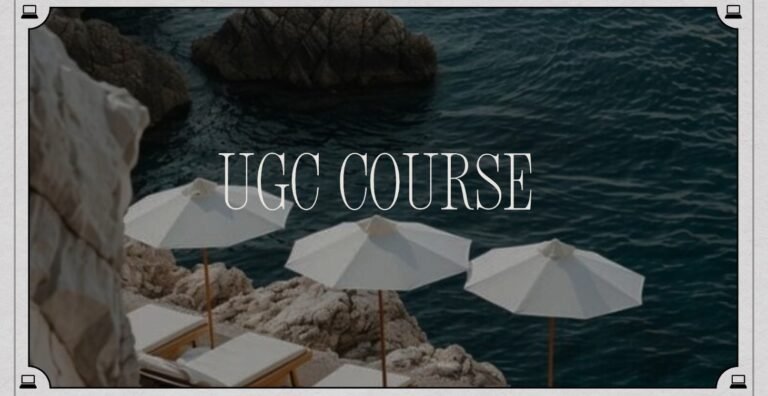 THE UGC COURSE